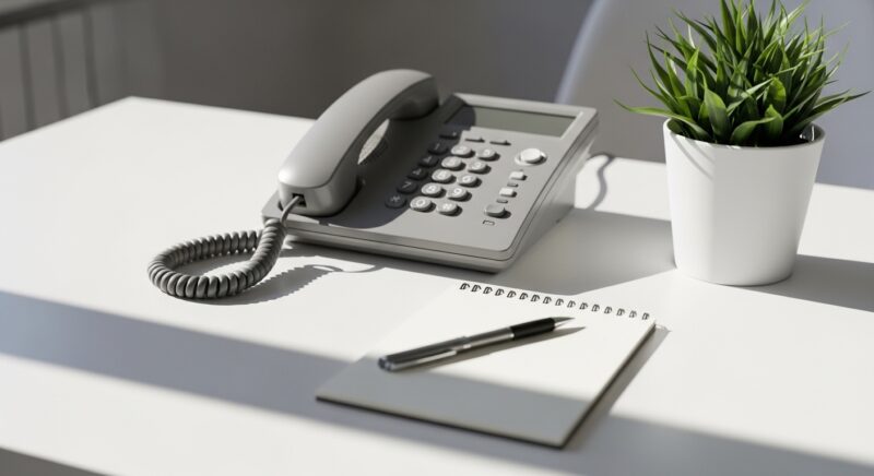 清掃依頼に関する電話相談やお問い合わせ対応のイメージ